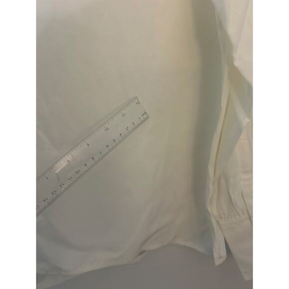 Madewell Women's 100% Silk Button Utility Pocket Shirt Blouse L Large New Flaw - Picture 12 of 13